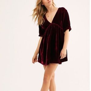 Free People Ivy Velvet Dress